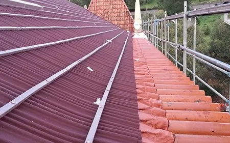 ondulina bajo teja en duenas, palencia