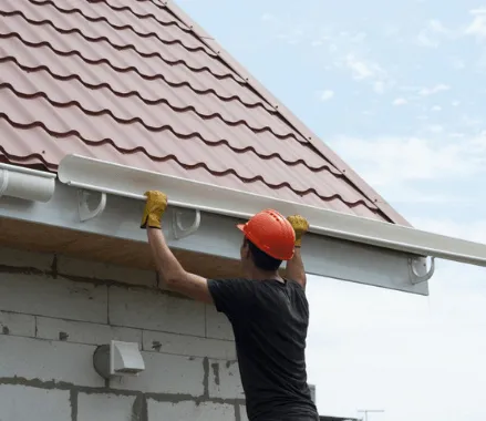 reparar parte rota del canalón en chalet de venta de baños, palencia